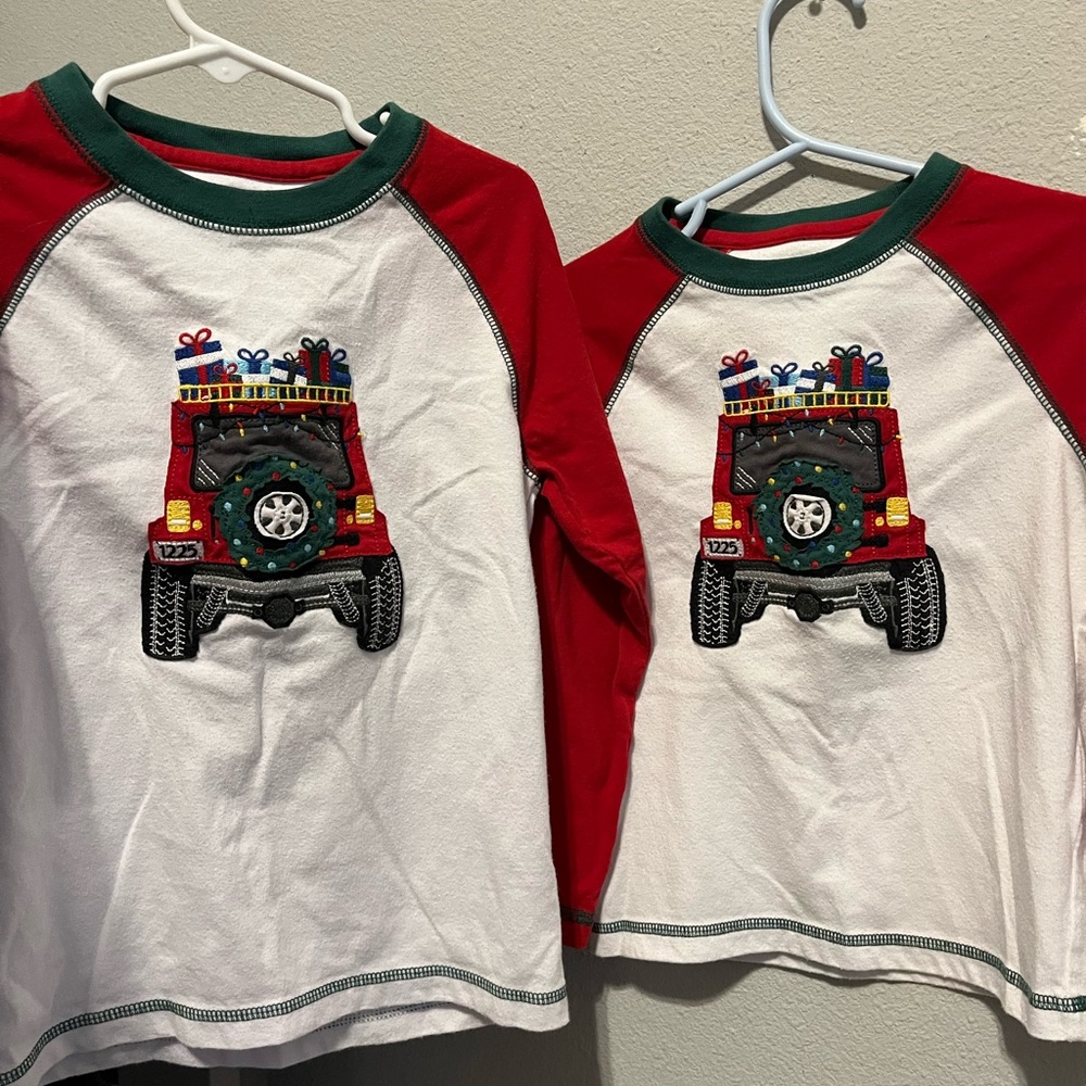 Matching Long Sleeve Christmas Set 3T and 6